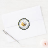 Sticker Rond Queen Bee Honey Bee Baby shower mignon (Enveloppe)