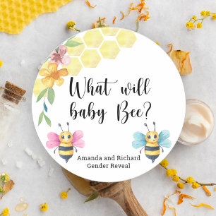 Sticker Rond Quel bébé sera