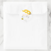 Sticker Rond Quel que soit l'âge, le thème de l'abeille (Sac)