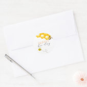 Sticker Rond Quel que soit l'âge, le thème de l'abeille (Enveloppe)