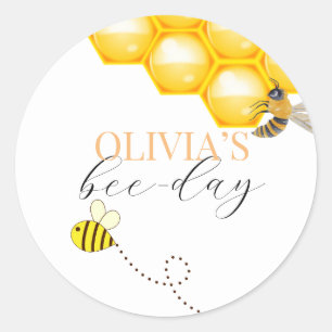 Sticker Rond Quel que soit l'âge, le thème de l'abeille