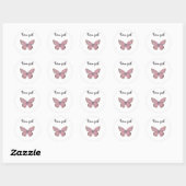 Sticker Rond Quelle sera l'équipe de bébé fille (Feuille)