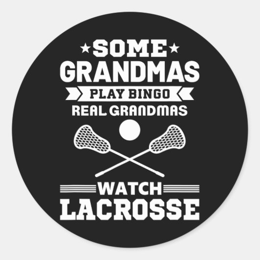 Sticker Rond Quelques grands-mas Jouer Bingo Real Grandmas Rega (Devant)