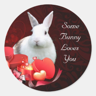 Sticker Rond Quelqu'un t'aime