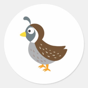 Sticker Rond Queue de dessin mignonne