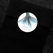 Sticker Rond Queue Mermaid Luxe | Seafoam Mint Green Aqua Custo