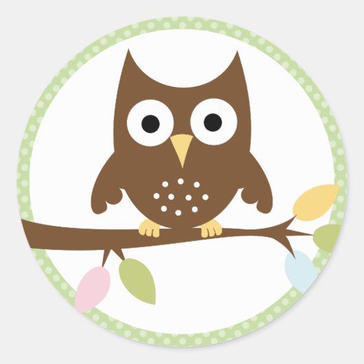 Sticker Rond {qui a un bébé ?} (Devant)