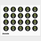 Sticker Rond Qui aime Search Engine Optimization Seo (Feuille)