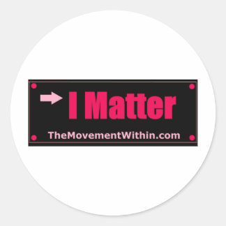 STICKER ROND QUI COMPTE