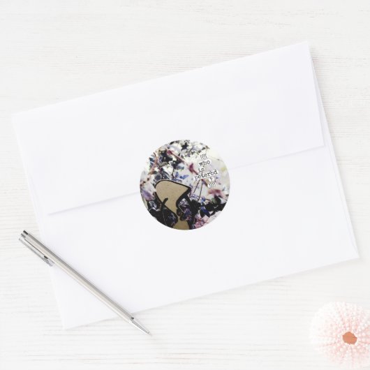 Sticker Rond qui est peterbd (Enveloppe)