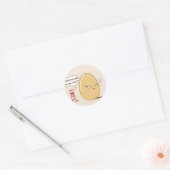 Sticker Rond Quiche (Enveloppe)