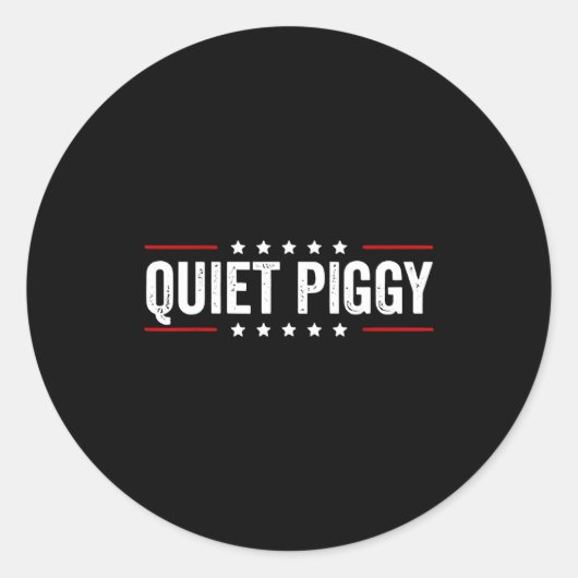 Sticker Rond Quiet Ggy  (Devant)