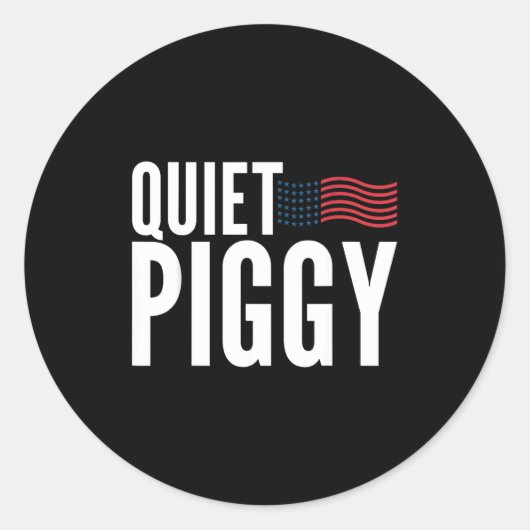 Sticker Rond Quiet Ggy Funny Quiet Ggy (Devant)