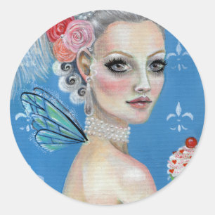 Sticker Rond Qu'ils mangent du gâteau