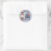 Sticker Rond Quilter pour toujours (Sac)