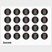 Sticker Rond Quilting Dire Seamstress Quote Quilter Coudre La (Feuille)