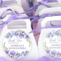Quinceanera Purple Peri Merci Floral