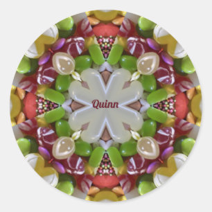 STICKER ROND QUINN ~ BANDE DE PÂQUES ~