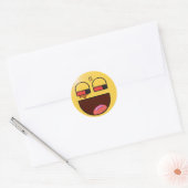Sticker Rond "Quirky Quips : Hilarious Sticker" (Enveloppe)