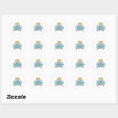 Sticker Rond quoi le pain perdu (Feuille)