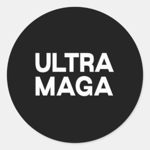 Sticker Rond Quote de plaisir Ultra Maga