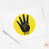 STICKER ROND R4BIA (Enveloppe)