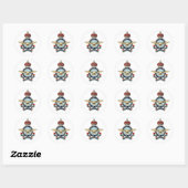 Sticker Rond R.C.A.F. insignea 40 - 50 (Feuille)