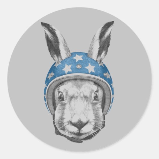 Sticker Rond Rabbit Daredevil (Devant)