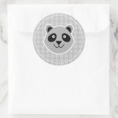 Sticker Rond Raccoon (Sac)