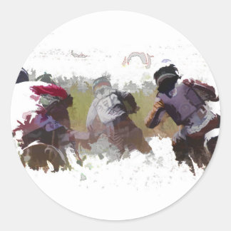 Sticker Rond Racers Dirt-bike