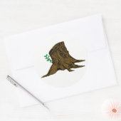 Sticker Rond Racine claire de l'autocollant Jesse Tree (Enveloppe)