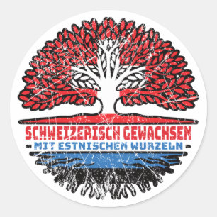 Sticker Rond Racine d'arbre