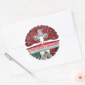 Sticker Rond Racines mexicaines d'arbre suisse (Enveloppe)