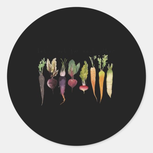 Sticker Rond Racontons-Nous Les Uns Pour Les Autres Et Regardon (Devant)