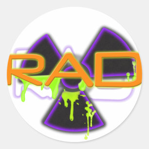 Sticker Rond Rad