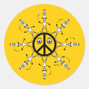 Sticker Rond Rad Hatter #1