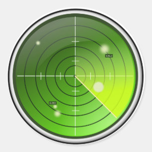 Sticker Rond Radar