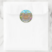 Sticker Rond Radcliffe Camera Angleterre (Sac)