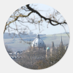 Sticker Rond Radcliffe Camera, Oxford.