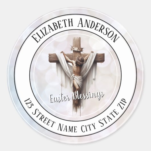 Sticker Rond Radiant Hope at the Cross Envelope Seal (Devant)