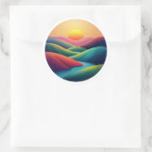 Sticker Rond Radiant Morning (Sac)