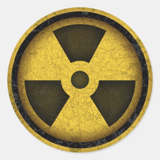 Sticker Rond Radiation -cl-dist-2 (Devant)
