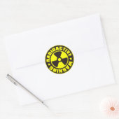 Sticker Rond Radiation_S (Enveloppe)