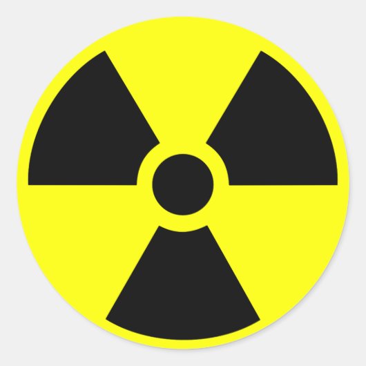Sticker Rond Radioactif (Devant)