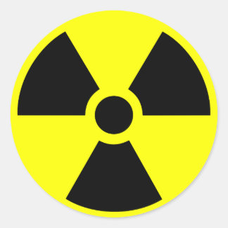 Sticker Rond Radioactif