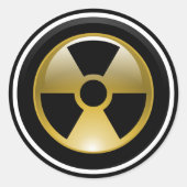 Sticker Rond Radioactif (Devant)
