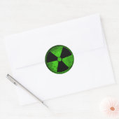 Sticker Rond Radioactif (Enveloppe)
