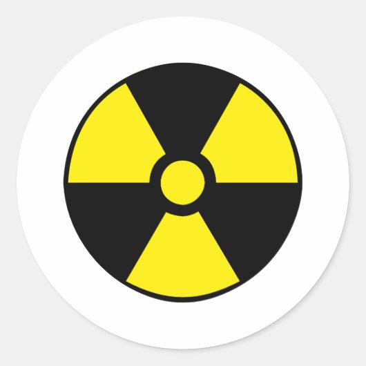 Sticker Rond Radioactif (Devant)