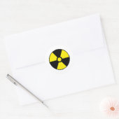 Sticker Rond Radioactif (Enveloppe)