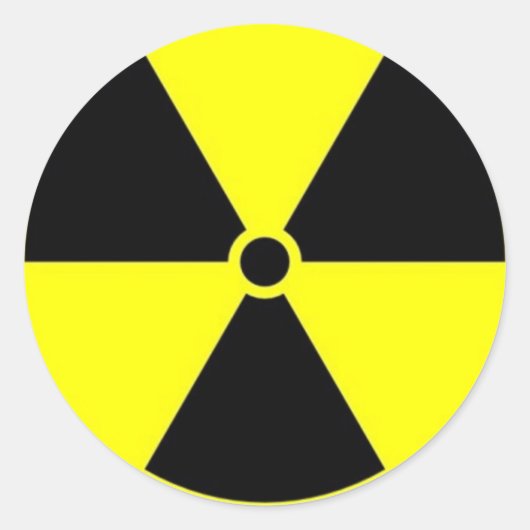 Sticker Rond Radioactif (Devant)